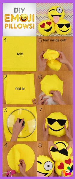 DIY Emoji Pillow