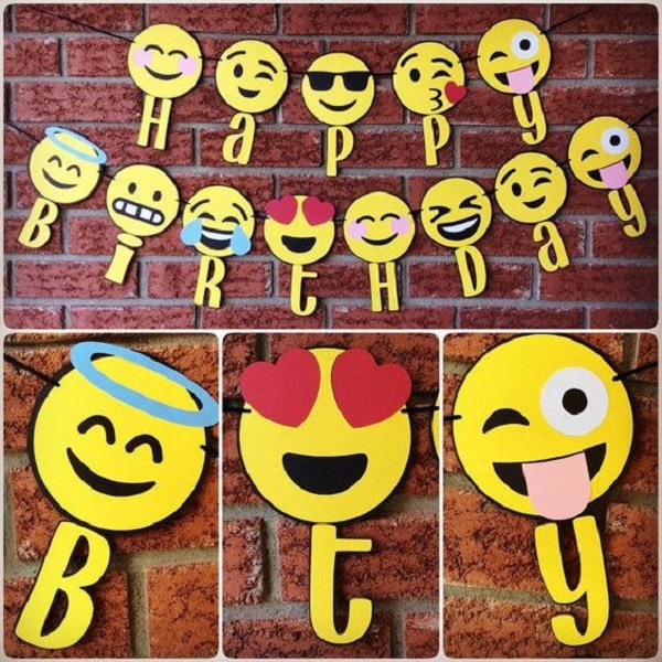 Emoji Party Banners
