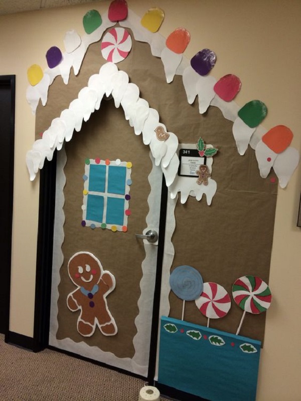 Office Door Decoration Ideas For Christmas 