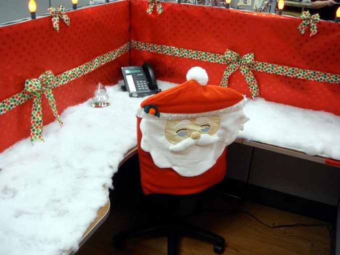 40 Christmas Decoration Ideas for Office – Pink Lover