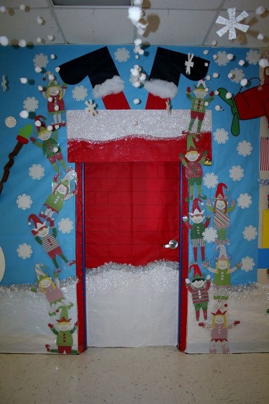 office-christmas-decorations-doors