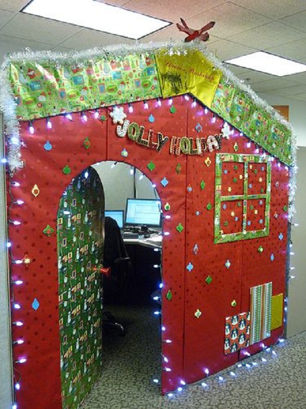 Christmas Office Decorations Ideas C Christmas Holiday